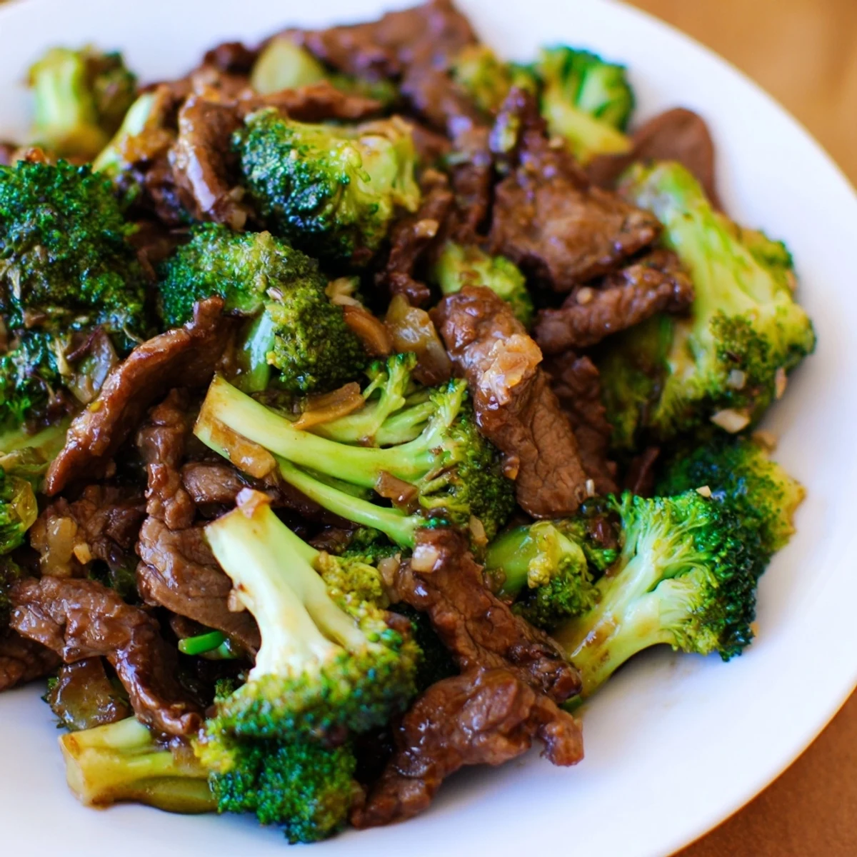 Vibrant Easy Beef and Broccoli Stir-Fry with tender beef and crunchy broccoli bites.  