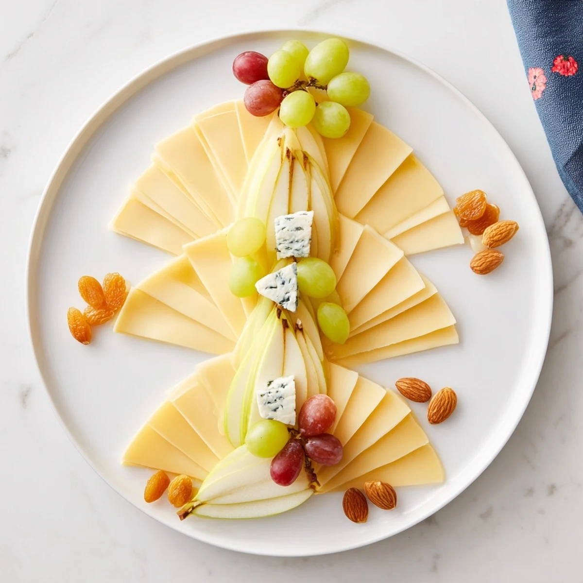 Savor the flavors: an elegant Art Deco Arch Cheese Platter, perfect for sophisticated entertaining.