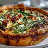 Mothers Day Quiche Asparagus Brie