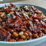 Summer BBQ Baked Beans Bacon