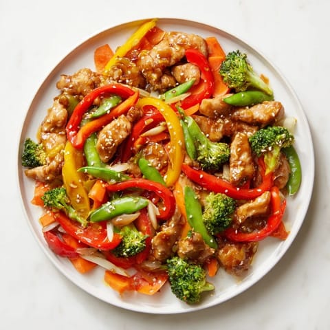 Chicken Stir-Fry Vegetables Rice