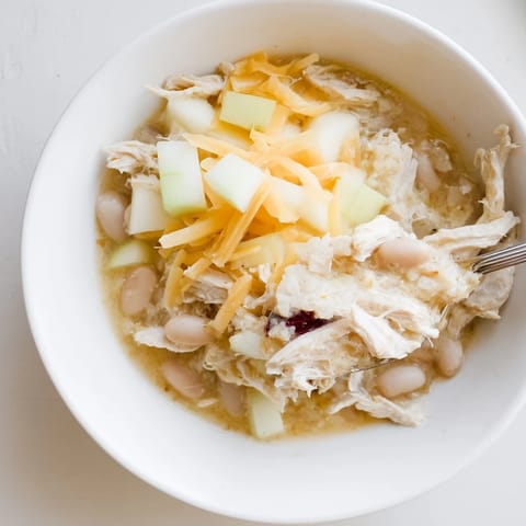 White Cheddar Apple Chili