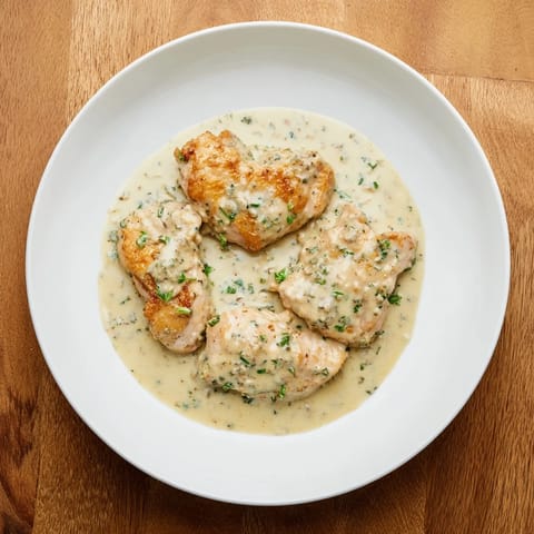 Lighter Creamy Tarragon Chicken