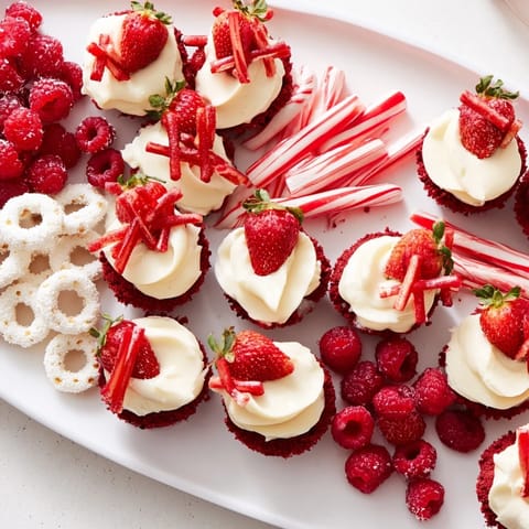 Candy Cane Striped Platter