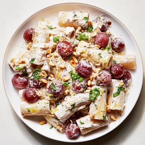 Pasta Roasted Grape Ricotta