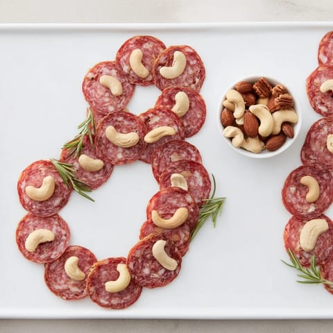 Infinity Loop Salami Appetizer