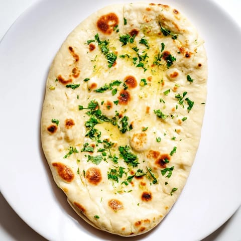 Homemade Garlic Naan Bread
