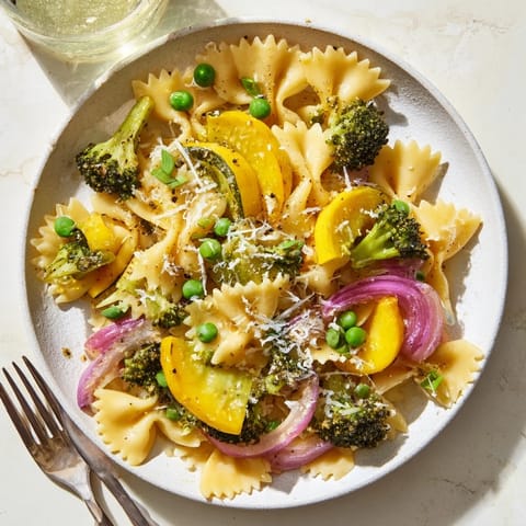 Rainbow Veggie Pasta Primavera