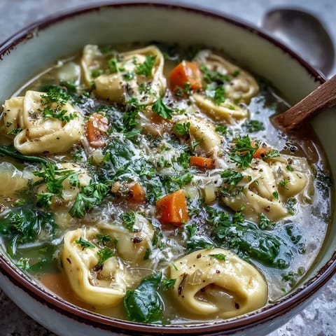 Easy Tortellini Soup Chicken Broth