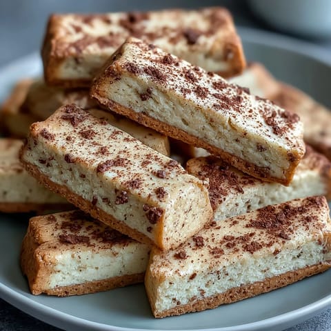 A tray of golden hojicha shortbread cookies, each delicately flavored with roasted green tea and a hint of vanilla.