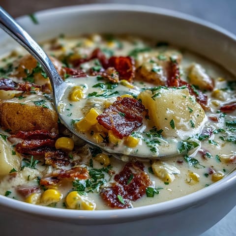 Light Ham Potato Chowder