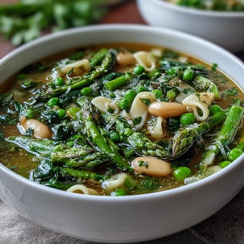 Spring Minestrone White Beans