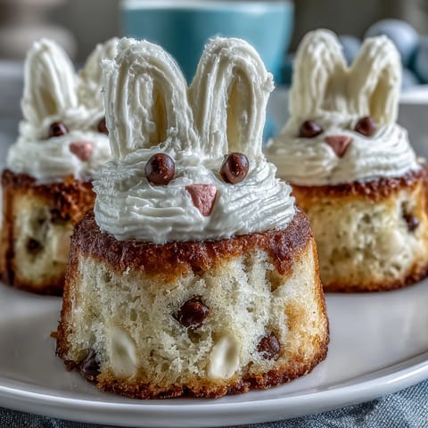 Mini Easter Bunny Cakes