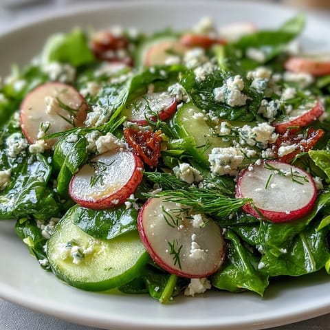 Spring Dinner Lemon Vinaigrette Salad