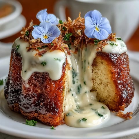 Spring Naked Cake with Edible Flowers and Lemon Curd, a light and elegant dessert with layers of zesty lemon curd and pillowy whipped cream.