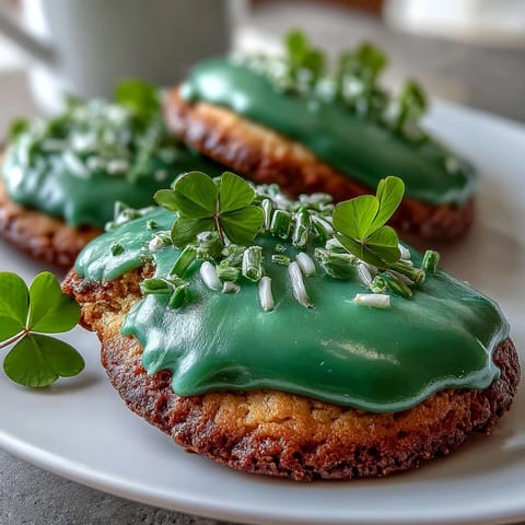 St Patricks Shamrock Cookies