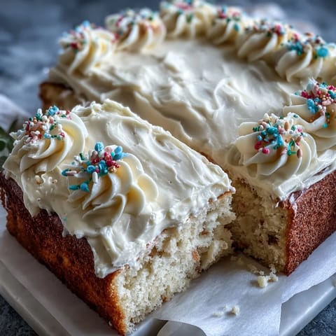 Simple Graduation Sheet Cake