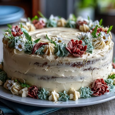 Taurus Graduation Buttercream Cake