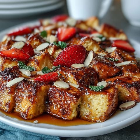 Spring Brunch Strawberry French Toast