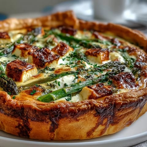 Mothers Day Quiche Asparagus Brie