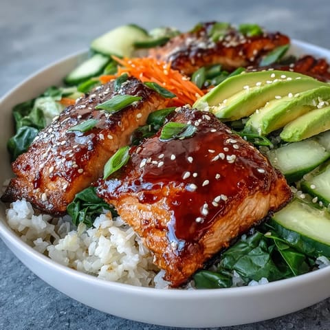 15-Minute Teriyaki Salmon Bowl