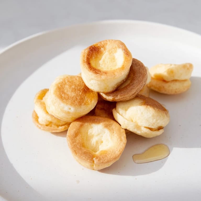 Bowl of American pancake cereal with fresh berries, offering a delightful bite-sized treat.