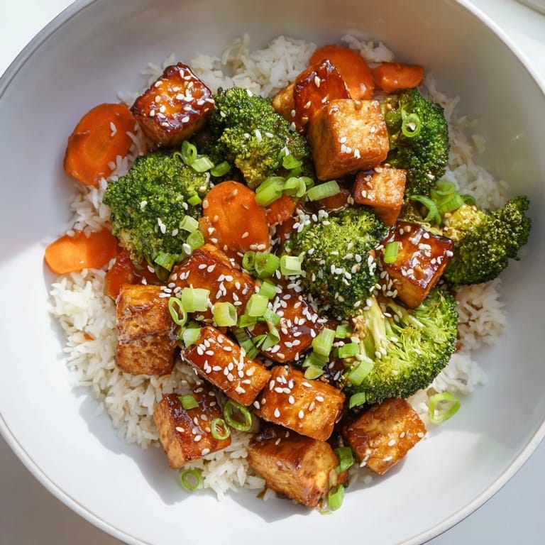 Golden-brown crispy tofu and vibrant broccoli star in this delicious Sesame Tofu & Broccoli meal.