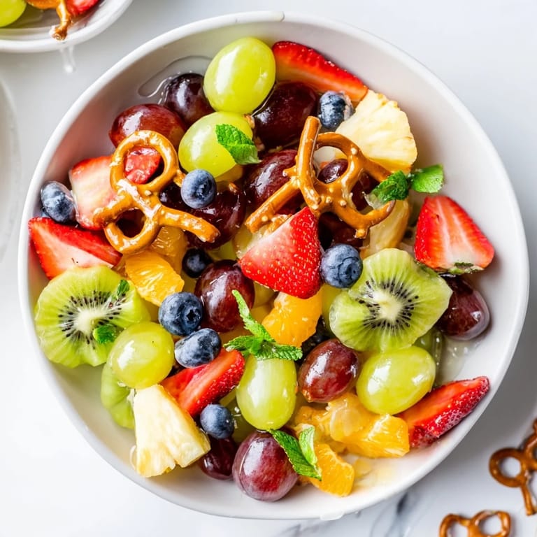 Beautiful arrangement of fresh fruit, the Ornament Fruit Medley boasts sweet strawberries and pineapple for a healthy dessert.