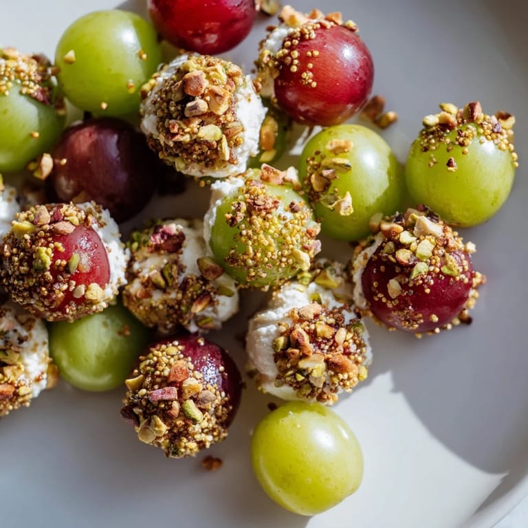 Get your party started with this easy Sparkling Grape Cluster Appetizer; a delicious, elegant bite!