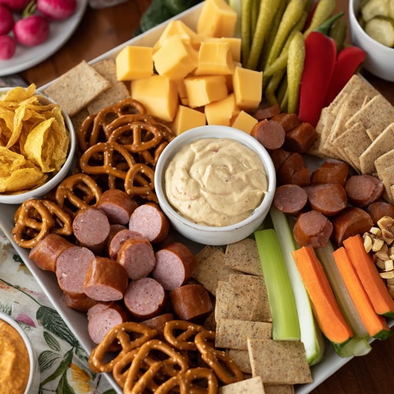 Enjoy the delicious, hearty layers of this Tailgate Party Power Stack, perfect for a tailgate feast.