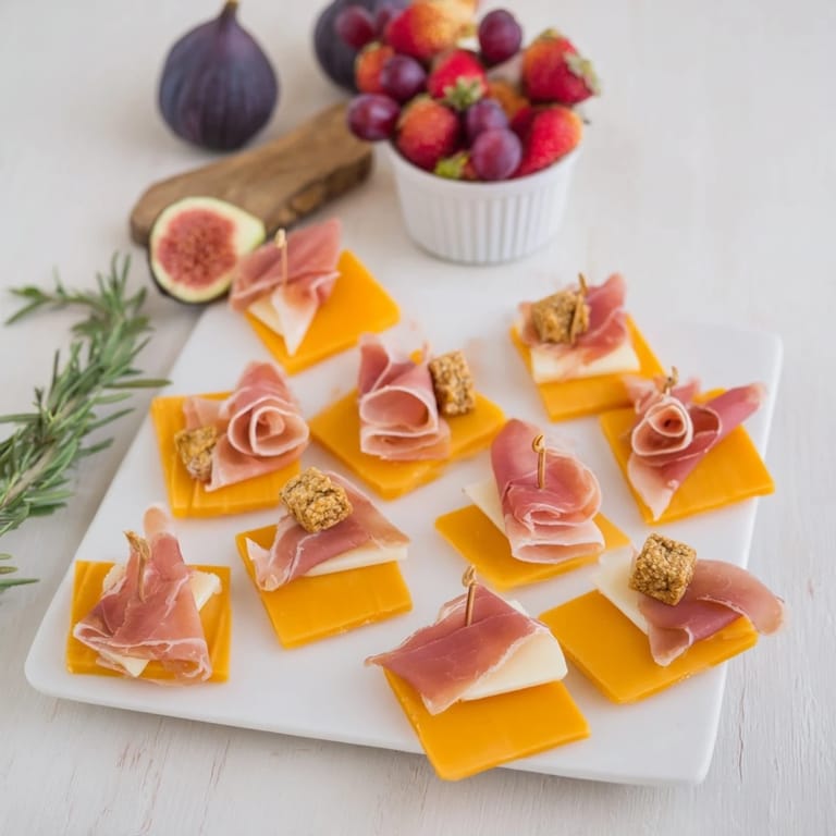 Enjoy a stunning anniversary heirloom arrangement of cheeses, meats, fruits, and chocolates with fresh herbs.