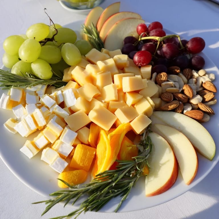 A beautifully arranged Book Club Pairing Platter with rosemary accents, perfect for easy entertaining.