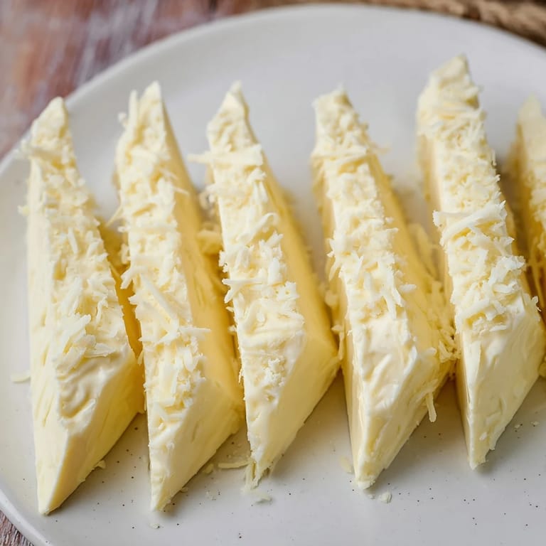 A close-up of Snowcapped Range, highlighting the creamy Brie and Parmesan dusted appetizer.