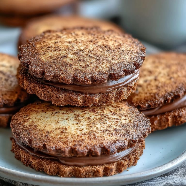 Close-up of baked hojicha shortbread cookies showing their unique earthy color and fine texture.
