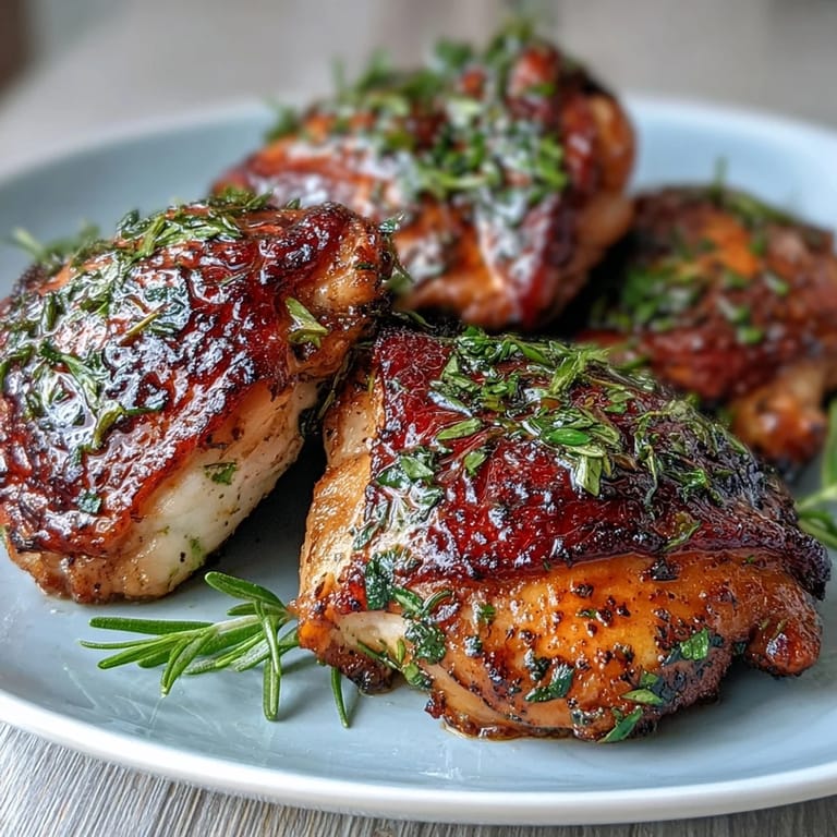 Aromatic whole chicken, seasoned with fresh rosemary and thyme, paired with golden baby potatoes, perfect for a comforting family dinner.