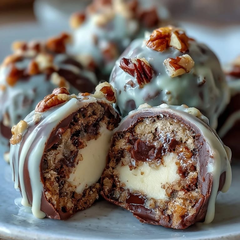 Creamy carrot cake truffles coated in tangy cream cheese and sprinkled with colorful orange and green sprinkles, perfect for Easter dessert trays.