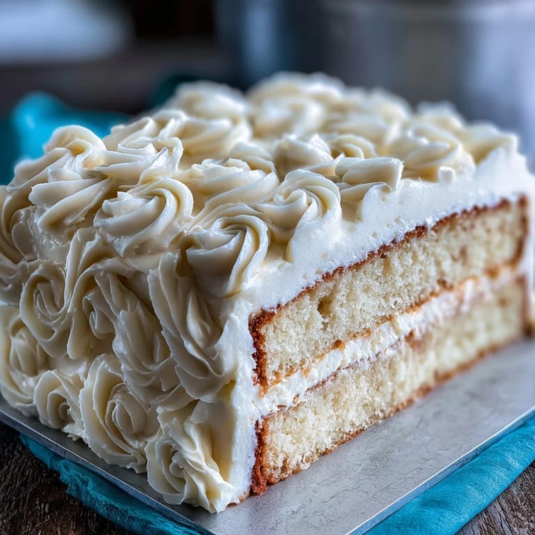 Moist vanilla sheet cake topped with creamy buttercream and piped Class of 2026 lettering for graduation celebrations.