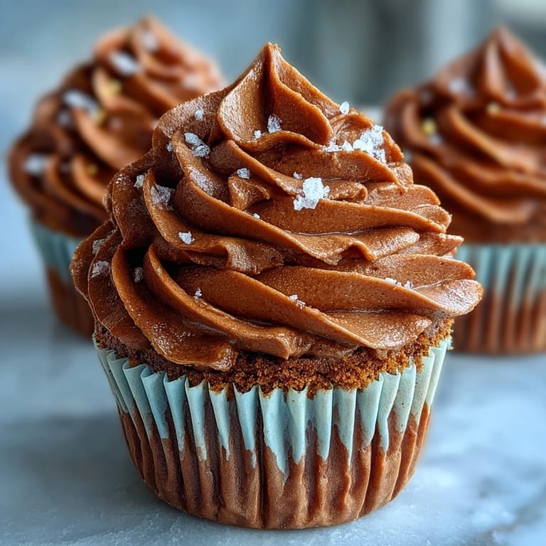 Creamy terracotta-frosted Taurus Birthday Cupcakes, a perfect indulgent dessert treat.