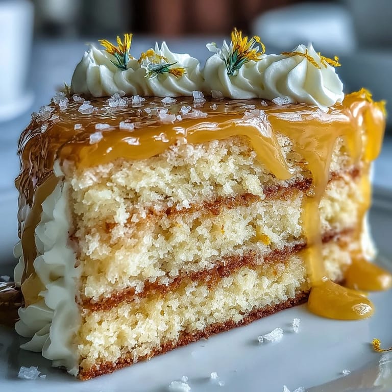 Elegant slice of Mother's Day Lemon Curd Layer Cake, perfect for sharing.