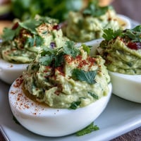Guacamole Stuffed Deviled Eggs