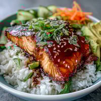 15-Minute Teriyaki Salmon Bowl